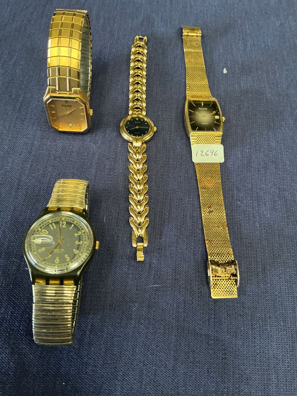 Lot 287: An Assortment of Quartz Wristwatches including Accurist, Pulsar and Swatch