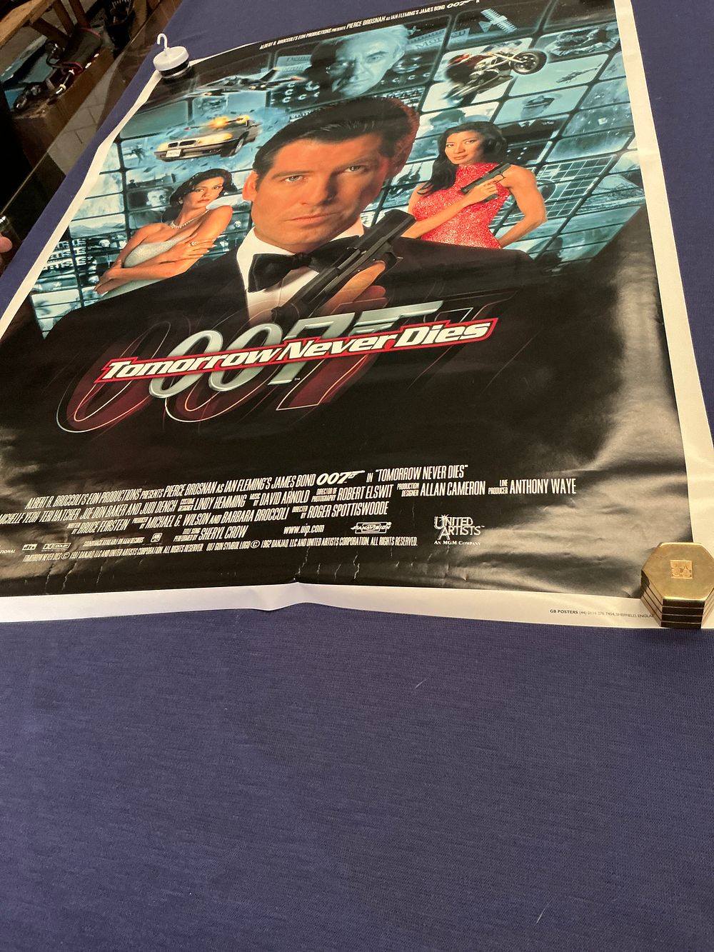 Lot 317: A Collection of Five UK Quad Movie Posters