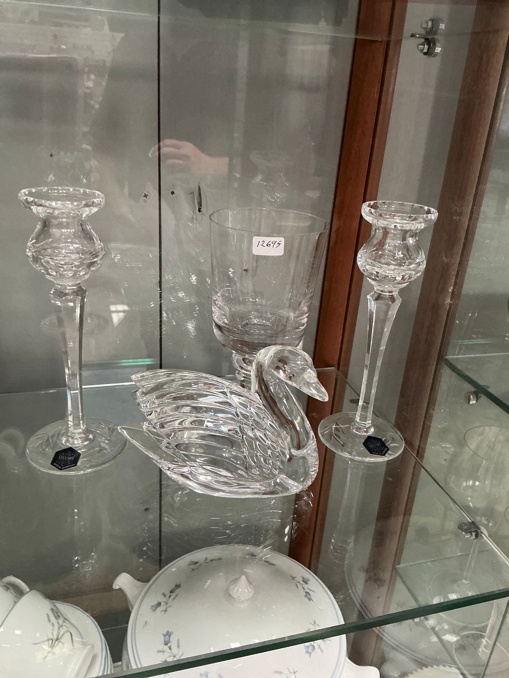 Lot 338: A Collection of Stuart Crystal and Other Decorative Glassware with a Porcelain Dinner Service