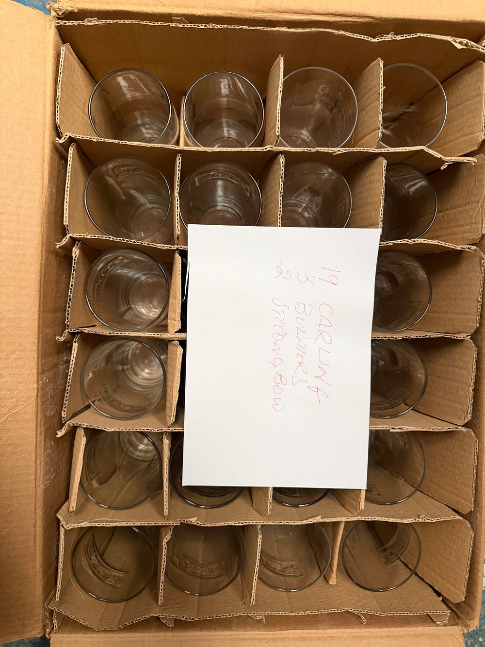 Lot 285: 19 Carling, 3 Bulmers, and 2 Strongbow Branded Pint Glasses