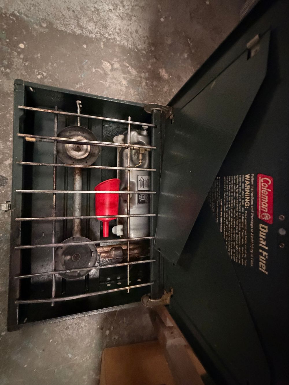 Lot 403: Coleman Dual Fuel Two-Burner Portable Camping Stove