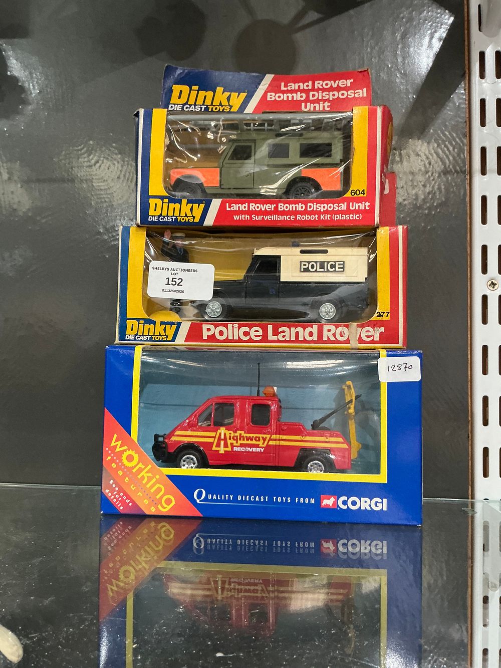 Lot 152: A Group of Dinky and Corgi Boxed Die-Cast Toy Vehicles