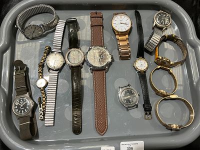 An Assortment of Wristwatches including Smiths, CWC, and Vincent Regent
