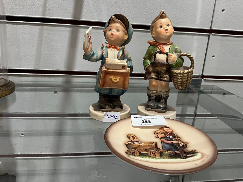 Lot 358: A Trio of M. J. Hummel Ceramic Items
