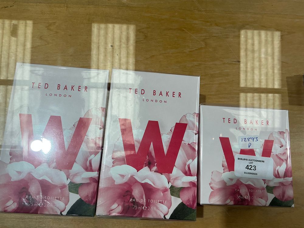 Lot 423: A Trio of Ted Baker London W Eau de Toilette Fragrances