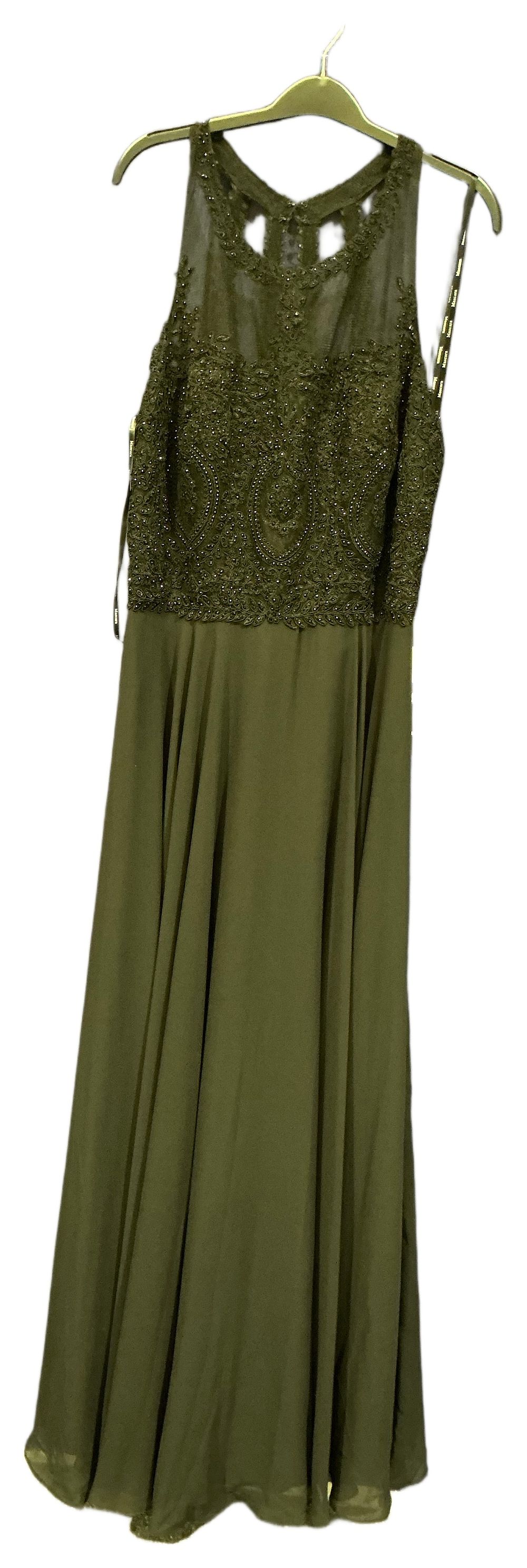 Lot 169: A Mascarblack Floor Length Evening Gown Size UK 20