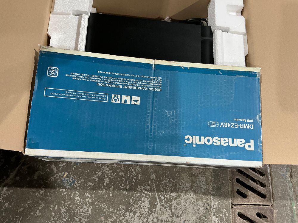 Lot 8: Panasonic DMR-EZ48V DVD Recorder in Original Packaging as new