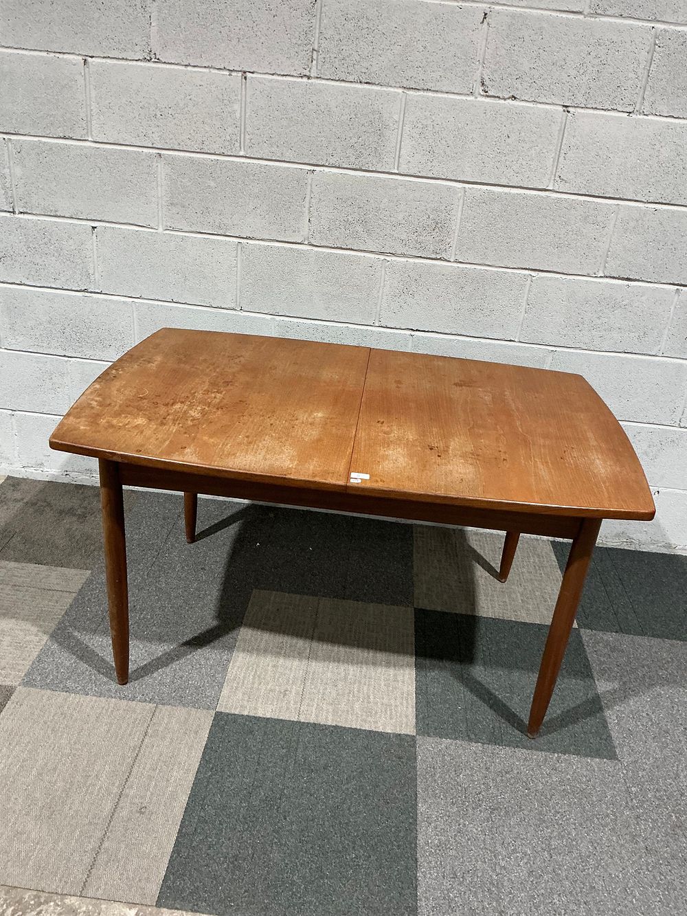 Lot 25: Mid-Century Modern Teak Extending Dining Table