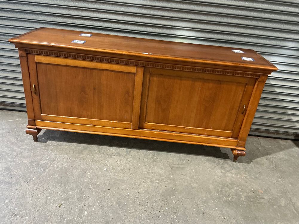 Lot 23: French Louis Philippe Style Cherrywood Sideboard