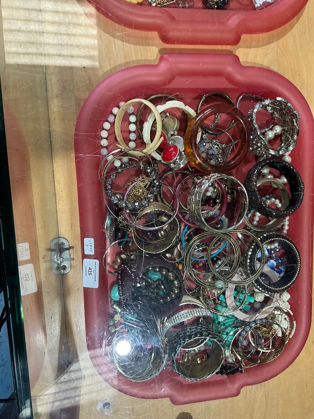 Lot 102: An Assortment of Costume Jewellery Bangles and Bracelets