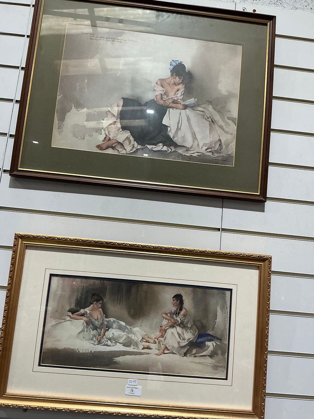 Lot 200: Two Framed Prints after Sir William Russell Flint