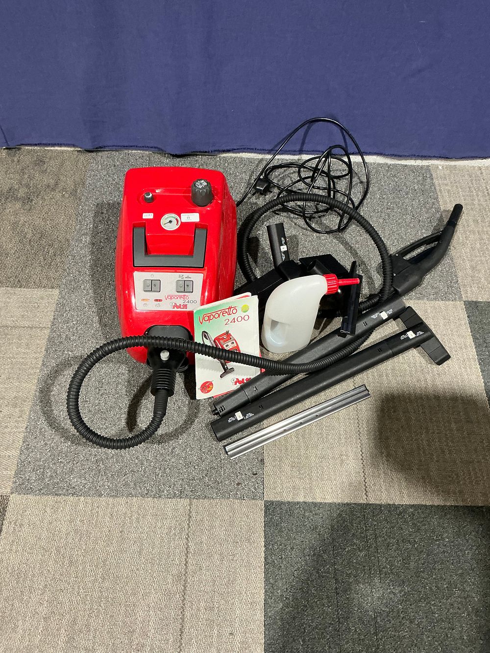 Lot 15: Polti Vaporetto 2400 Cylinder Steam Cleaner with Accessories