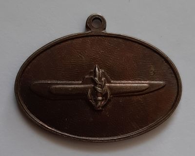 מדליון צבאי , צה"ל , חיל הים "מפגש צוללנים 1977" , גודל 32X21 מ"מ.