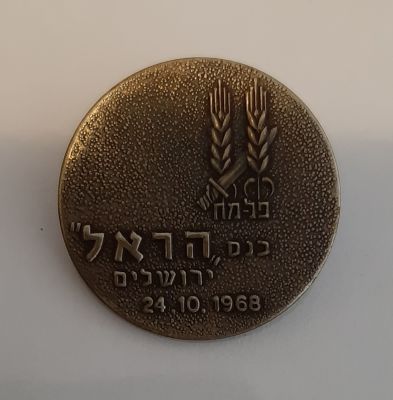סיכה - סיכת דש ישנה - כנס הראל של הפלמ"ח 1968.