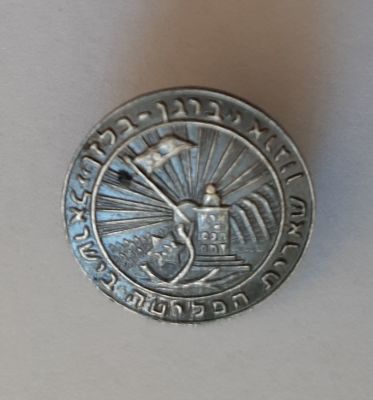 סיכה / סמל שארית הפלטה ניצולי השואה ממחנה ברגן בלזן.