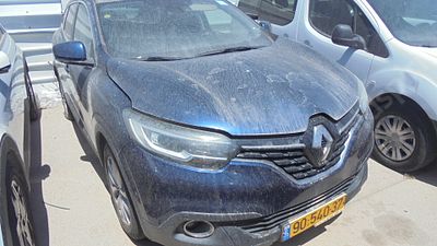 רנו קאדג'ר מודל 2016. 103,083 ק"מ, יד נוכחית: חמישית, בעלות נוכחית: פרטי, רישום מקורי/מקוריות: החכר