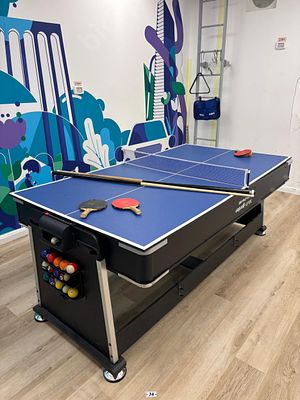 שולחן פינג פונג/ סנוקר. ההצעות אינן כוללות מע"מ. המע"מ יתווסף למחיר הזכיה