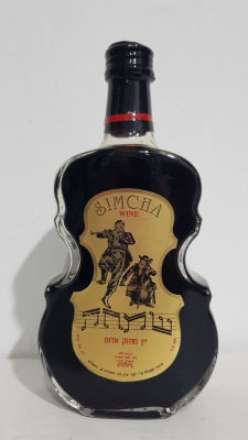 שמחה יין - יין אדום מתוק. יקבי ציון. 500 מל . סגור