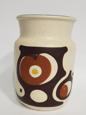 אגרטל לפיד סגנון ורד כד מודרניסטי. 
מידה : 17.5 על 12 סמ