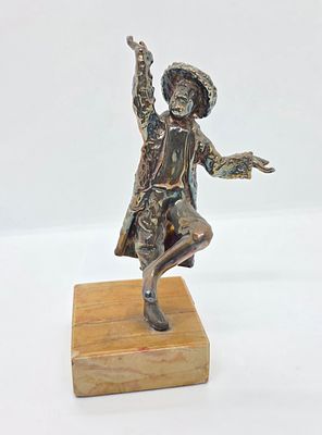 חסיד רוקד אלקטרופורמינג חתום כסף 925 פגם מצולם לרגל! 
מידה כולל בסיס : 16.5 על 7 סמ