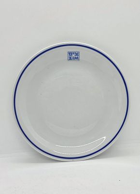 צלחת נעמן פורצלן. פרסומת לחברת צים נעשה עבור החברה. 
מידה: 20 סמ