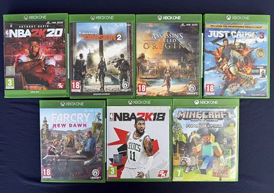 לוט של 7 משחקי אקס בוקס X BOX ONE 
רובם במצב מעולה ! כולם עם החוברת המקורית הסבר על 