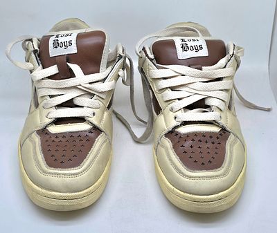 נעלי סניקרס - Lost Boys Archive מדגם "Cookies N' Cream" בצבעי בז' וחום עם שרוכים עבים - Cookies 