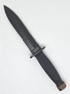 SOG - סכין פגיון טקטית מושחרת חתומה: SOG SPECIATY KNIVES . 
הלהב והידית כחדשים ! 