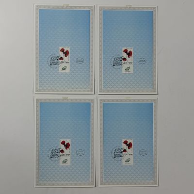 4 דפי מזכרת 
יום ההופעה