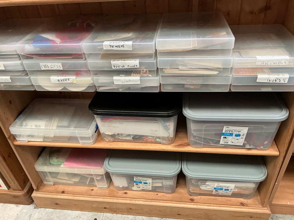 Lot 159: A Collection of Craft and Scrapbooking Supplies with...