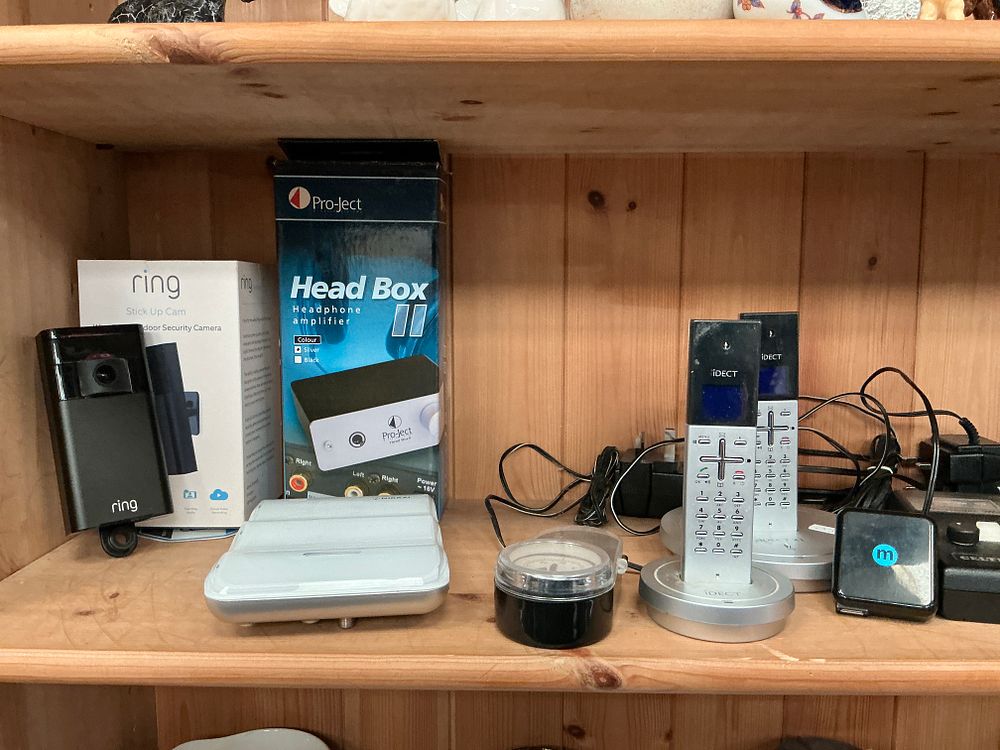Lot 161: A Collection of Consumer Electronics including Ring Security...