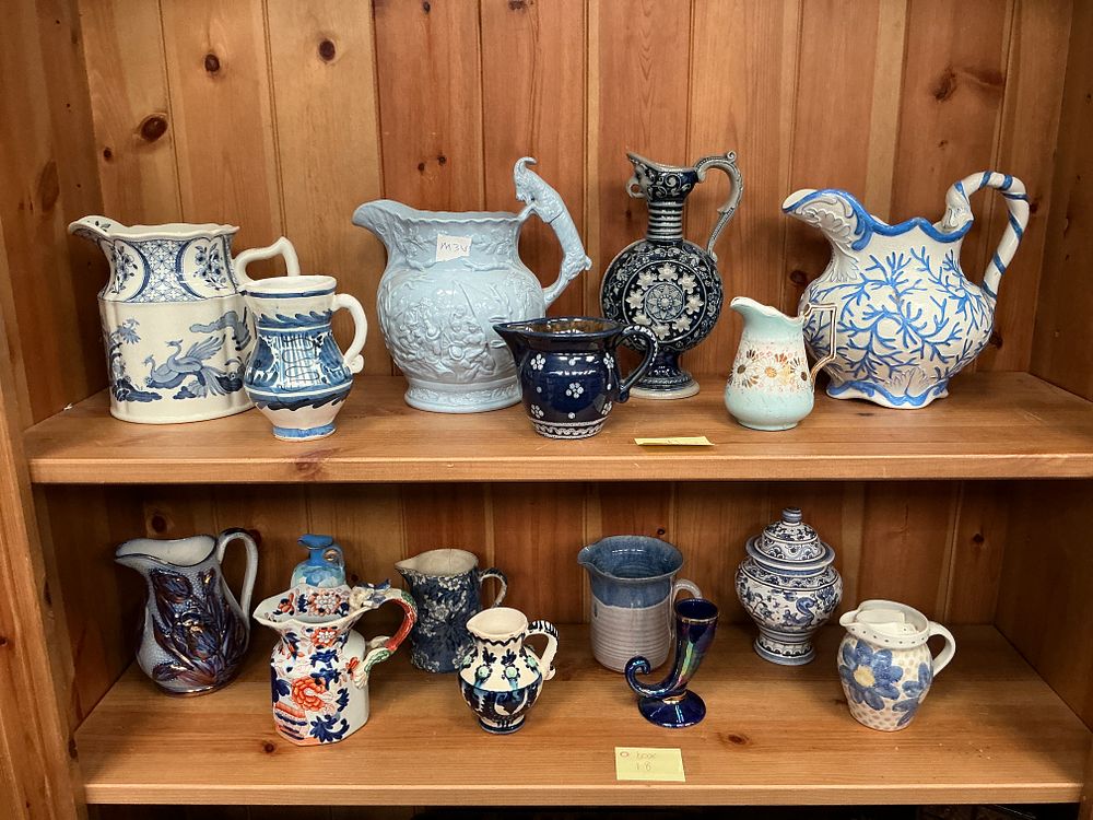 Lot 177: A Collection of Assorted Blue and White and...