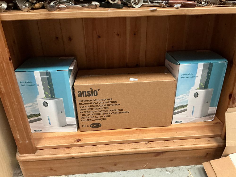 Lot 180: A Collection of Dehumidification Products including Ansio Interior...