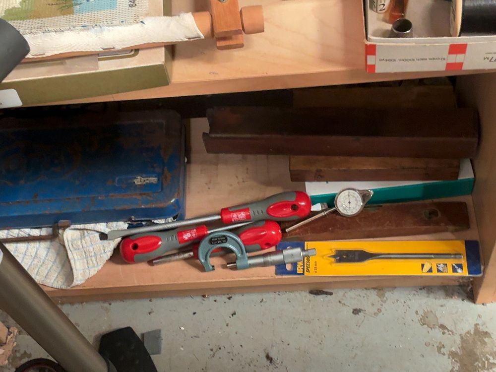 Lot 201: An Assortment of Workshop Tools, Measuring Instruments, and...