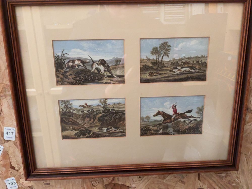 Lot 210: Two Framed Hand-Coloured British Sporting Prints