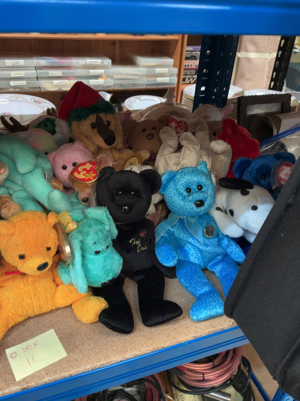 Lot 257: A Collection of Ty Beanie Babies Plush Toys