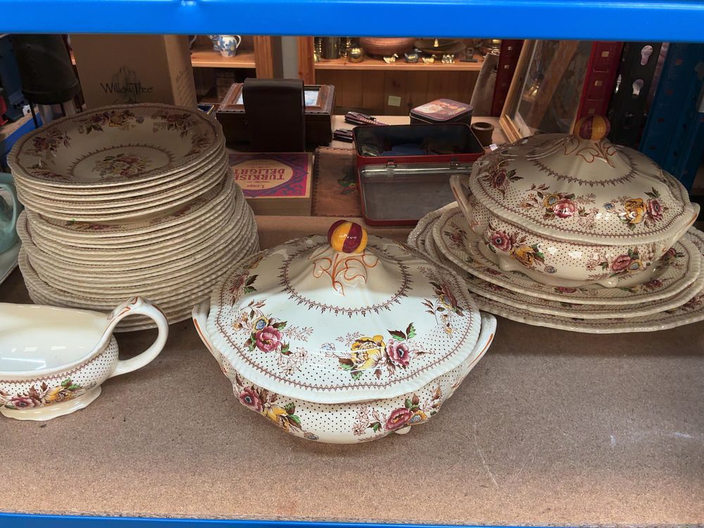 Lot 266: A Collection of Mixed Ceramics Including a Partial...
