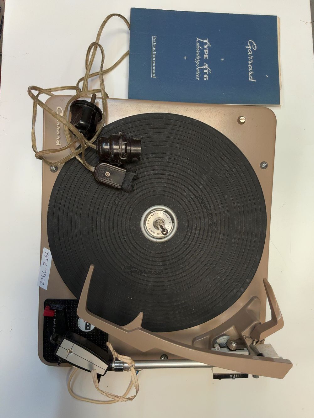 Lot 268: Garrard Type AT6 Laboratory Series Automatic Record Changer...