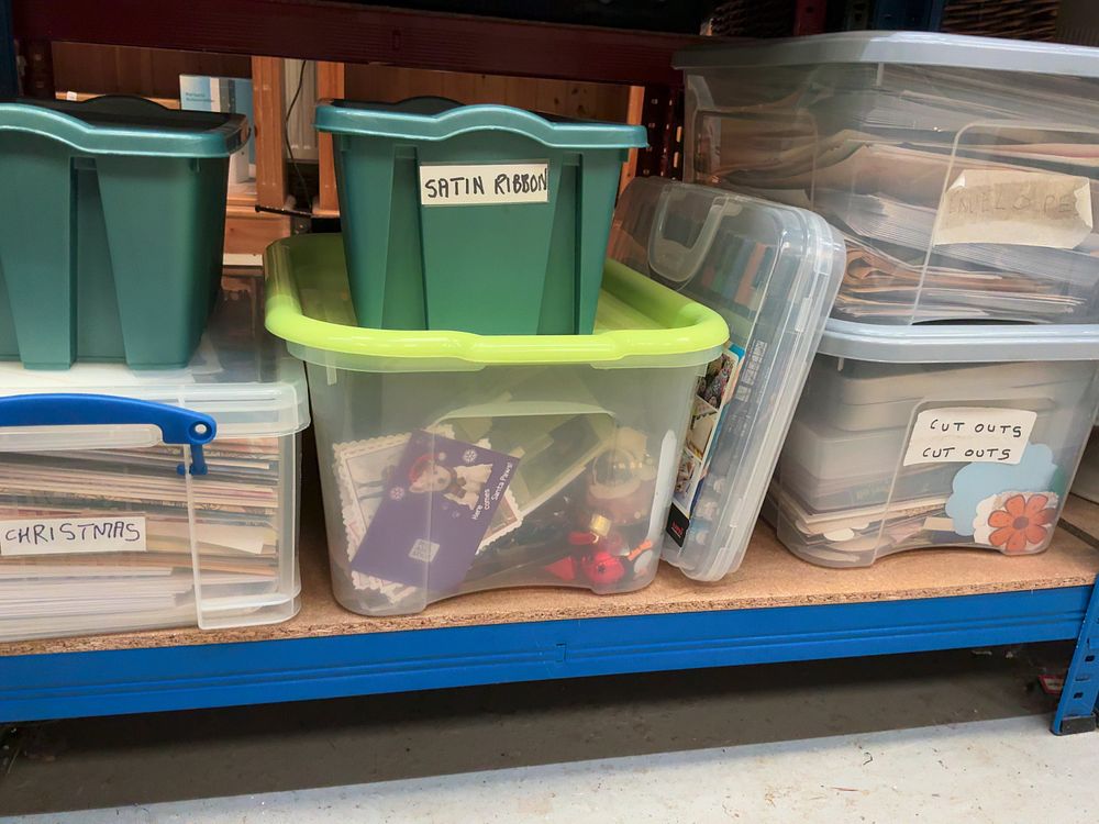 Lot 272: An Assortment of Craft Supplies and Stationery Including...