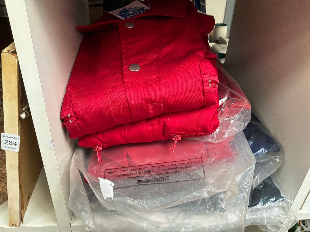 Lot 285: An Assortment of Blue Castle Zip Front Boilersuits...
