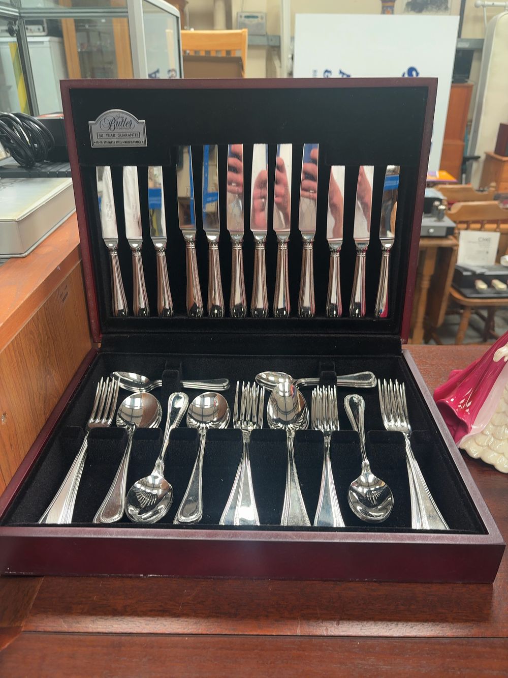Lot 314: A Canteen of George Butler 18-10 Stainless Steel...
