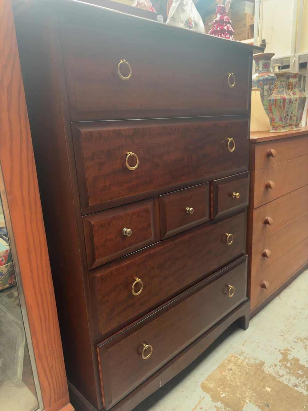 Lot 315: A Stag Minstrel George III Style Mahogany Veneer...