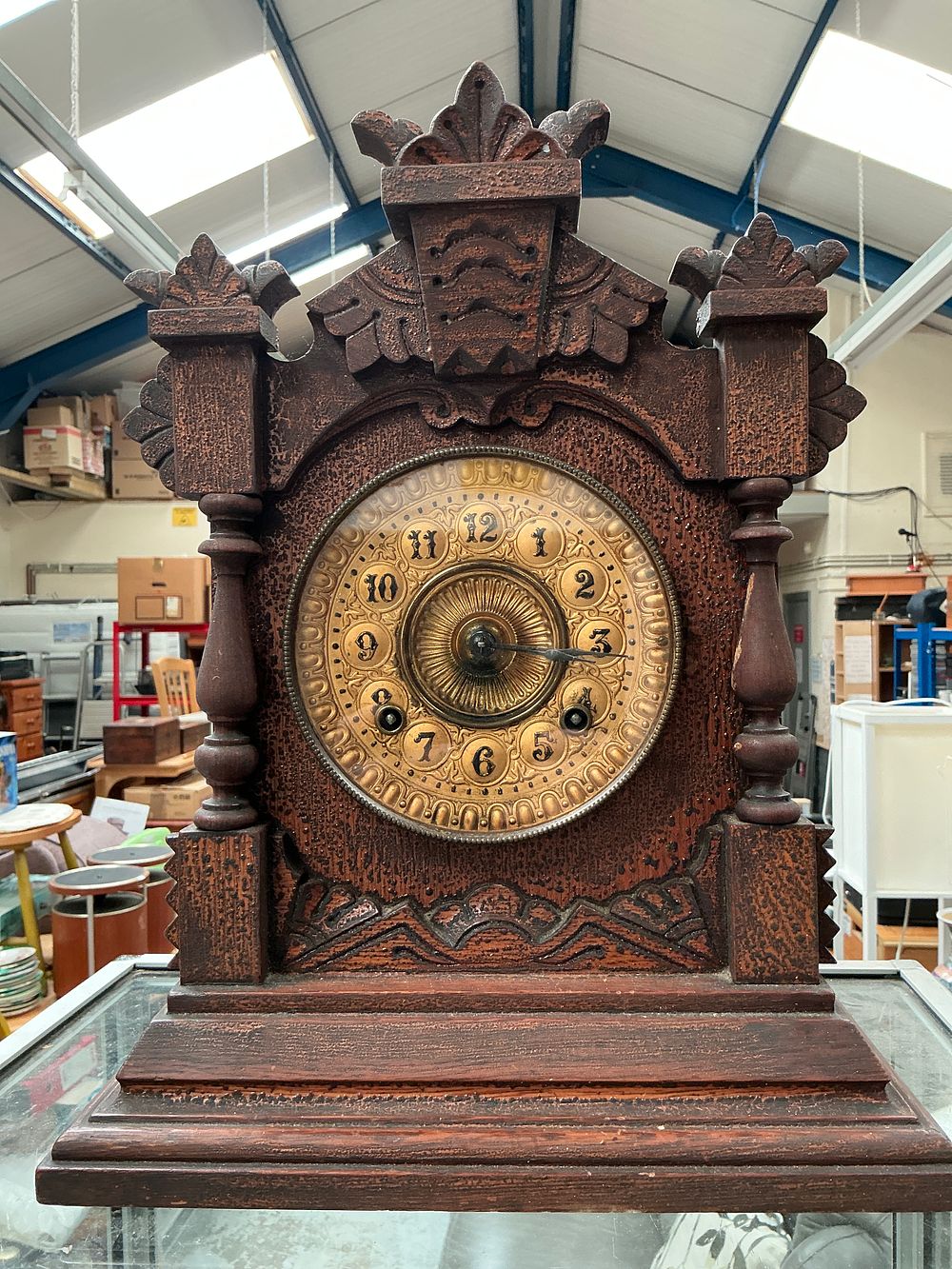 Lot 324: Ansonia Clock Company Tivoli Series Eight Day Gingerbread...