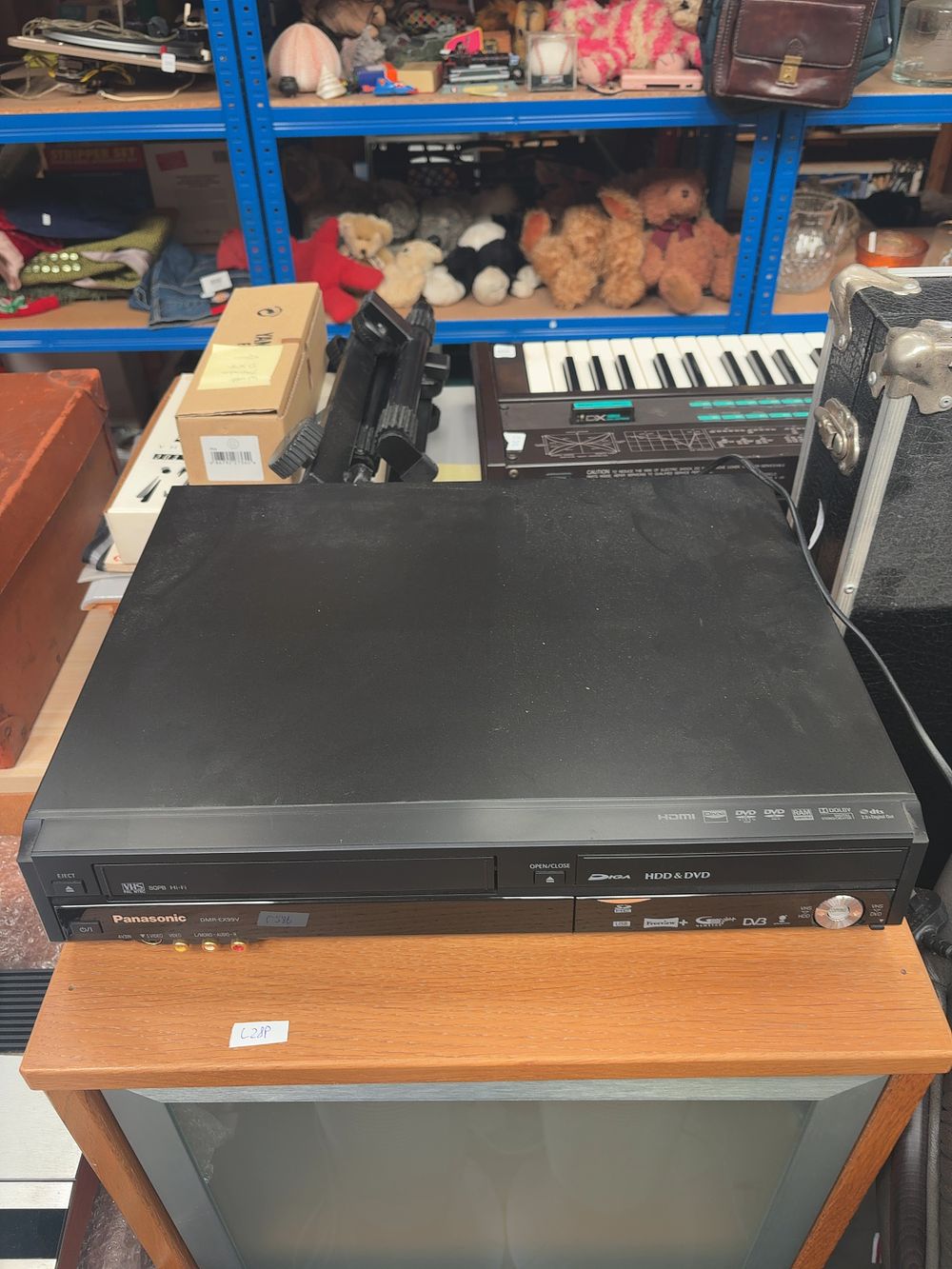 Lot 338: Panasonic DMR-EX99V DIGA HDD DVD and VHS Triple...