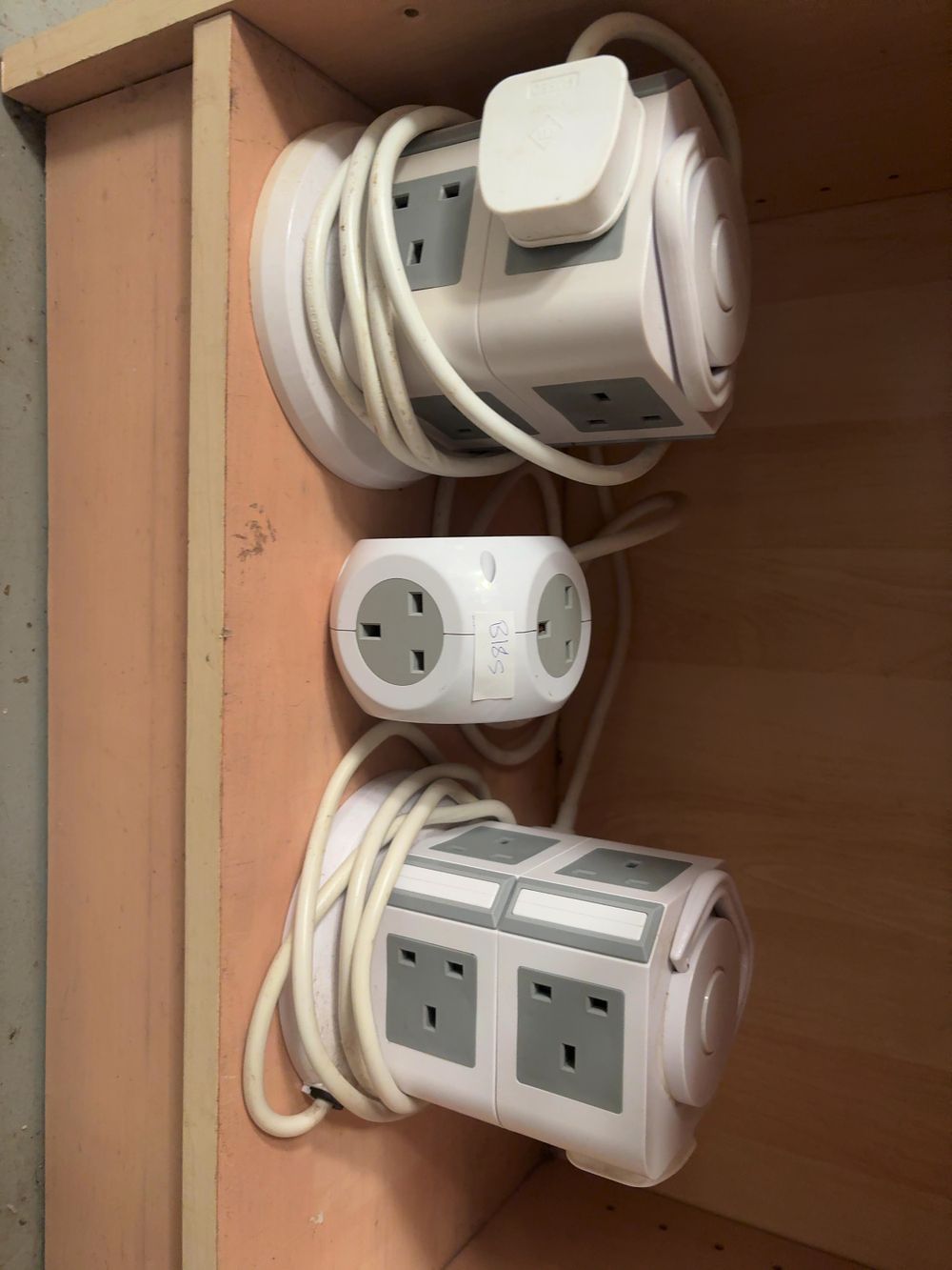 Lot 355: A Trio of UK Multi-Socket Extension Units