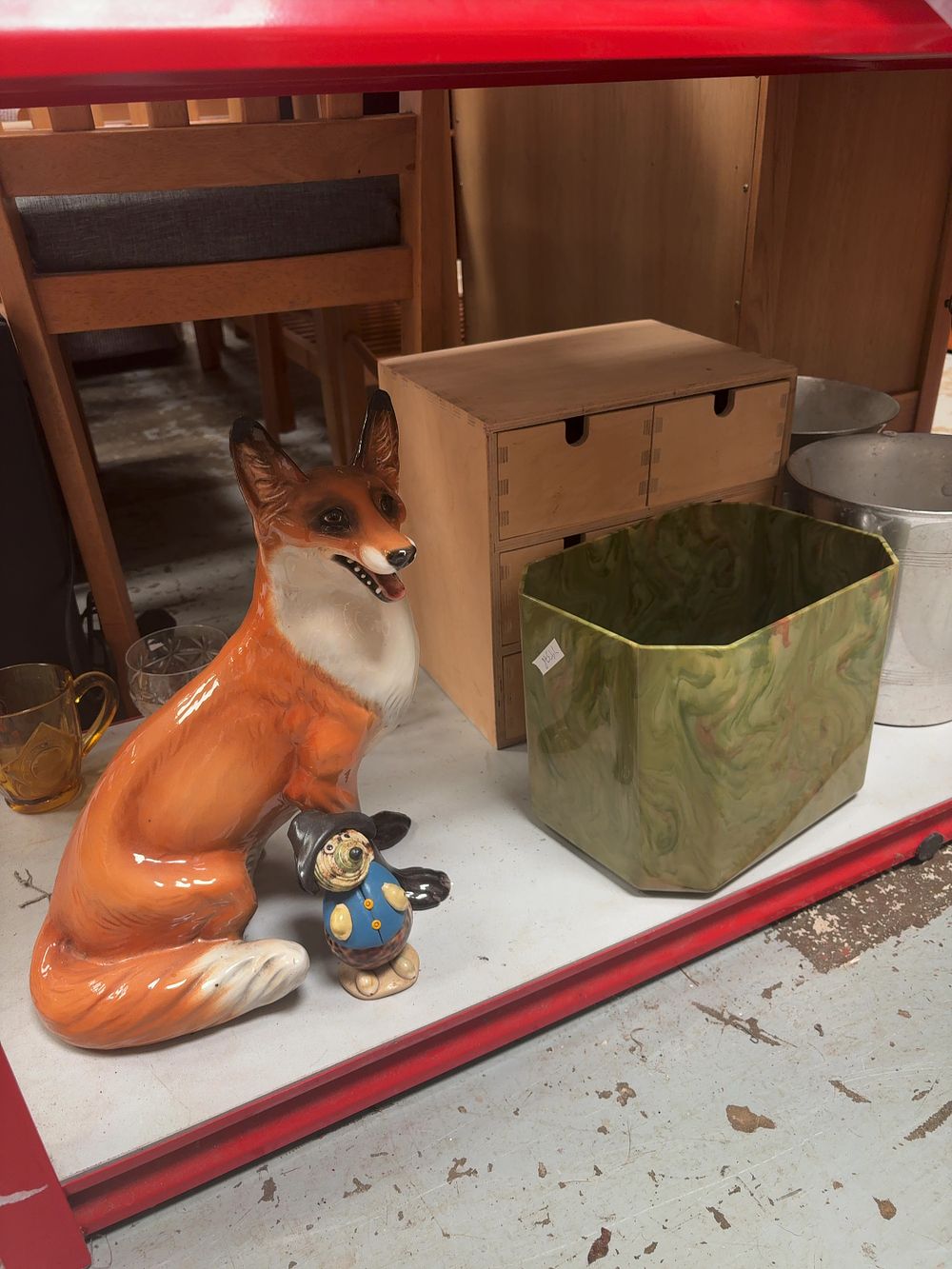 Lot 375: A Collection of Decorative Ceramic Figures, Domestic Wares,...