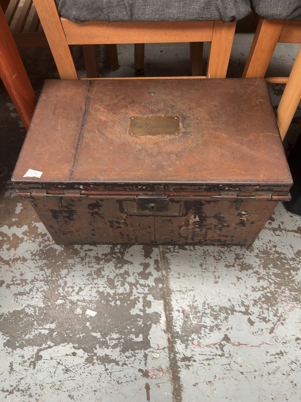 Lot 382: A late 19th or early 20th century metal...