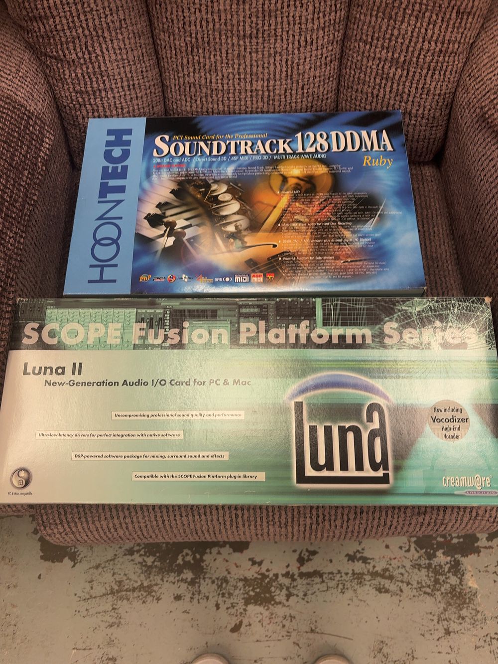 Lot 388: Two Vintage Professional Computer Audio Expansion Cards comprising...