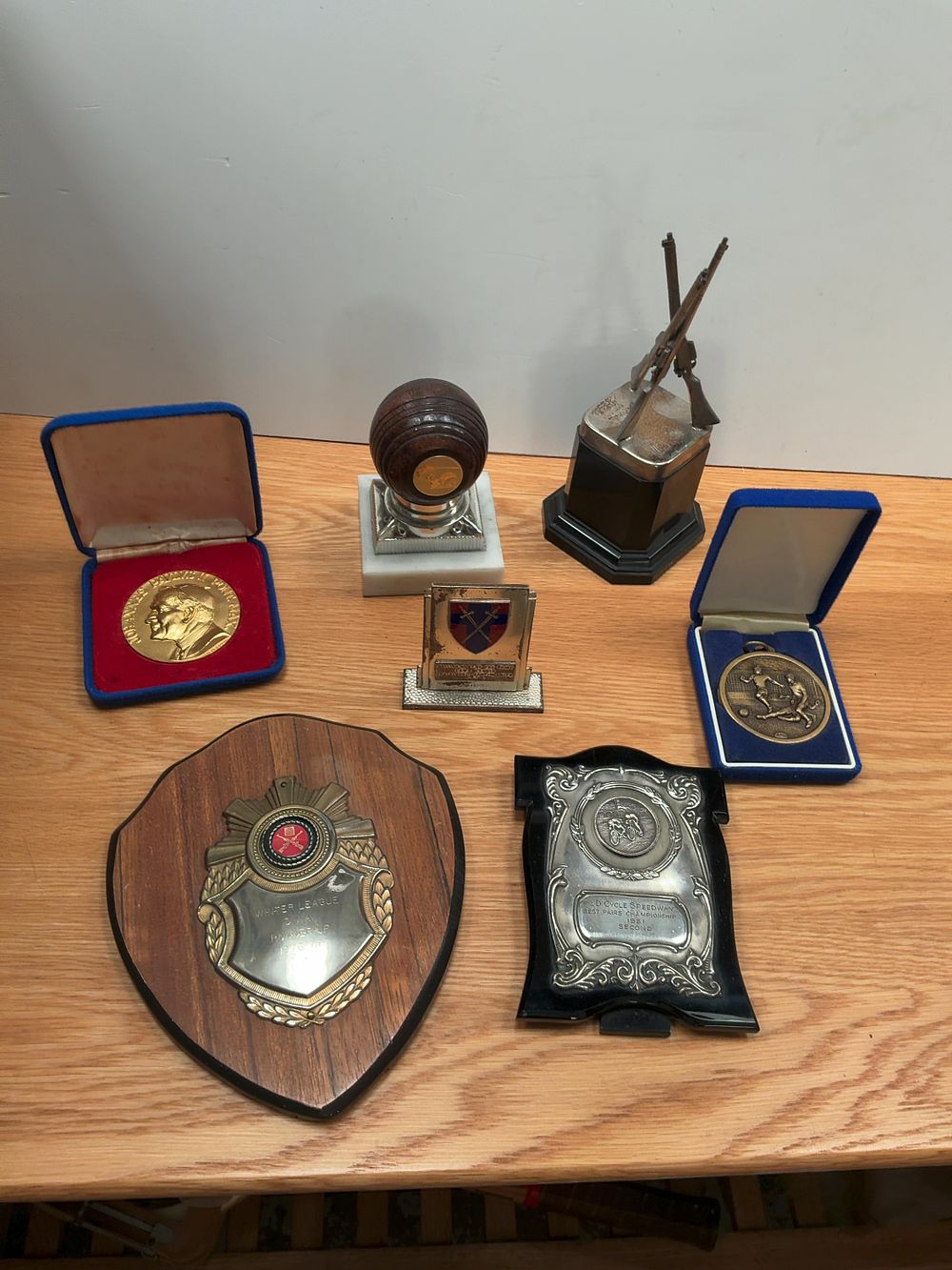 Lot 422: An Assortment of Vintage Sporting and Commemorative Trophies...