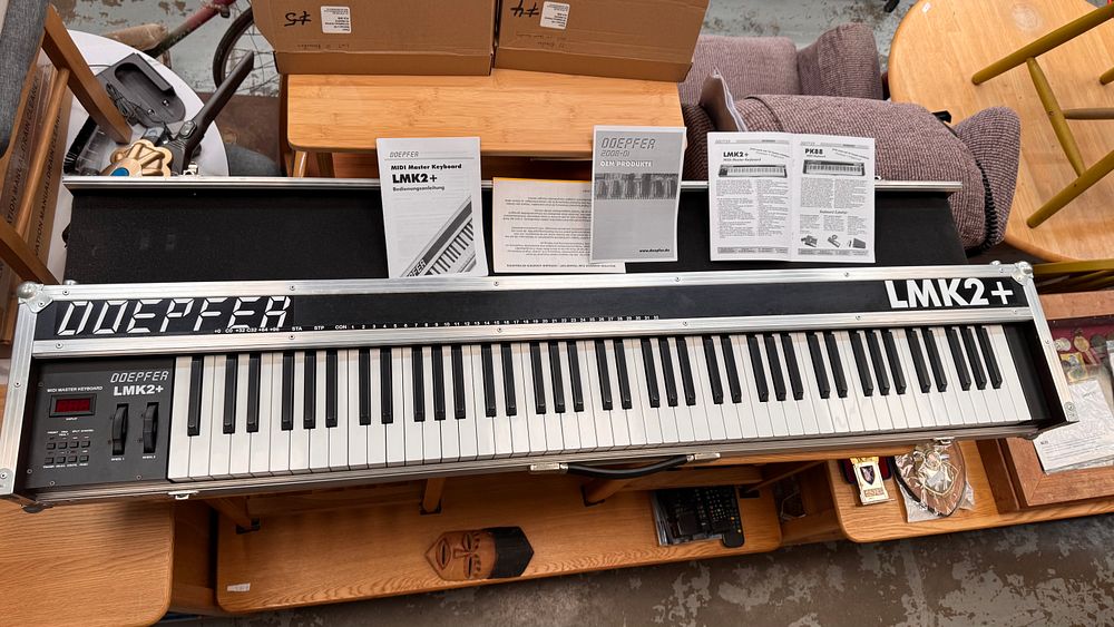 Lot 424: Doepfer LMK2+ 88-Key MIDI Master Keyboard in Integrated...